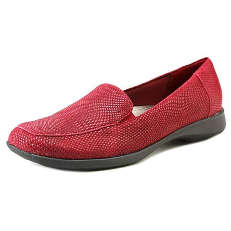 trotters women's jenn mini loafer,dark red,9 ww us