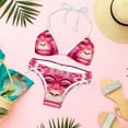 thumbnail image 6 of Pink Monkey Gorilla Detachable Sponge Adjustable Strap Bikini Set - Two-Pack for Versatile Swim Suit Looks, 6 of 6