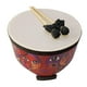 thumbnail image 1 of Tambor de madera para uso educativo con 2 mazos, instrumento de percusión Orff. 10inch, 1 of 9