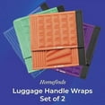 thumbnail image 5 of Sagefinds Luggage Handle Wraps, Set of 2, Padded Grip Covers for Bags, Travel Accessories - Green, 5 of 7