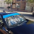 thumbnail image 5 of 3D Terrier Dogs Windshield Sunshade Auto Interior Accessory, 5 of 6