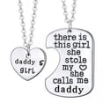thumbnail image 1 of Juego de 2 collares para padre e hija, ideal para familias, joyería de moda para papás y niñas 2 piezas, 1 of 7