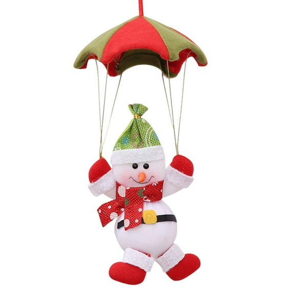Papá Noel,Adornos Navideños De Decoración De Papá Noel,ParacaÃdas para colgar en la pared Regalo de Papá Noel Celebrar,Escalada Santa ventana Ãrbol de Navidad colgando,Ãrbol de Papá