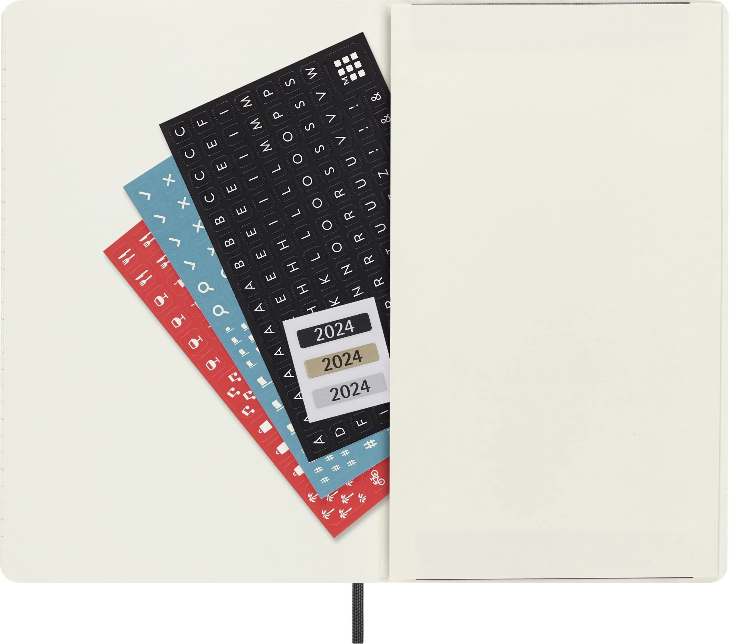Moleskine Classic 18 Month 2023-2024 Weekly Planner, Soft Cover, Large (5" x 8.25"), Black