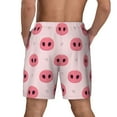 thumbnail image 4 of Balery Pig Noses Mens Swim Trunks Swim Shorts for Men Quick Dry Inseam Beach Shorts with Compression Liner Pocket-3X-Large, 4 of 9