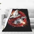 thumbnail image 2 of Ghostbusters Logo Flannel Blanket Ultra-Soft Micro Fleece Throw Blanket For Bed Sofa Couch Car Office Unisex Adult Fuzzy Bed Blanket Cozy Kids Throw Blanket 80"x60", 2 of 8
