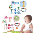 thumbnail image 2 of Kit de instrumentos musicales para niños, juego de percusión para niños, juguete de educación temprana, niño Feliz Sencillez, 2 of 5
