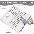 thumbnail image 2 of Farcauo Wallet Women Slim Wallets for Women with RFID Blocking Cute Thin Purple Women's Wallet Kawaii Flower Womens Ladies Card Holder Wallets, 2 of 6
