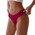 thumbnail image 1 of B91xZ Culottes Hipster pour Femmes en Coton Extensible, Rouge m, 1 of 5