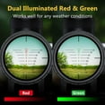thumbnail image 3 of CVLIFE 1.5-5x32 Scope, 20-100 Yards Ballistic Reticle, Red Green Illuminated for Hunting Crossbow, 3 of 6