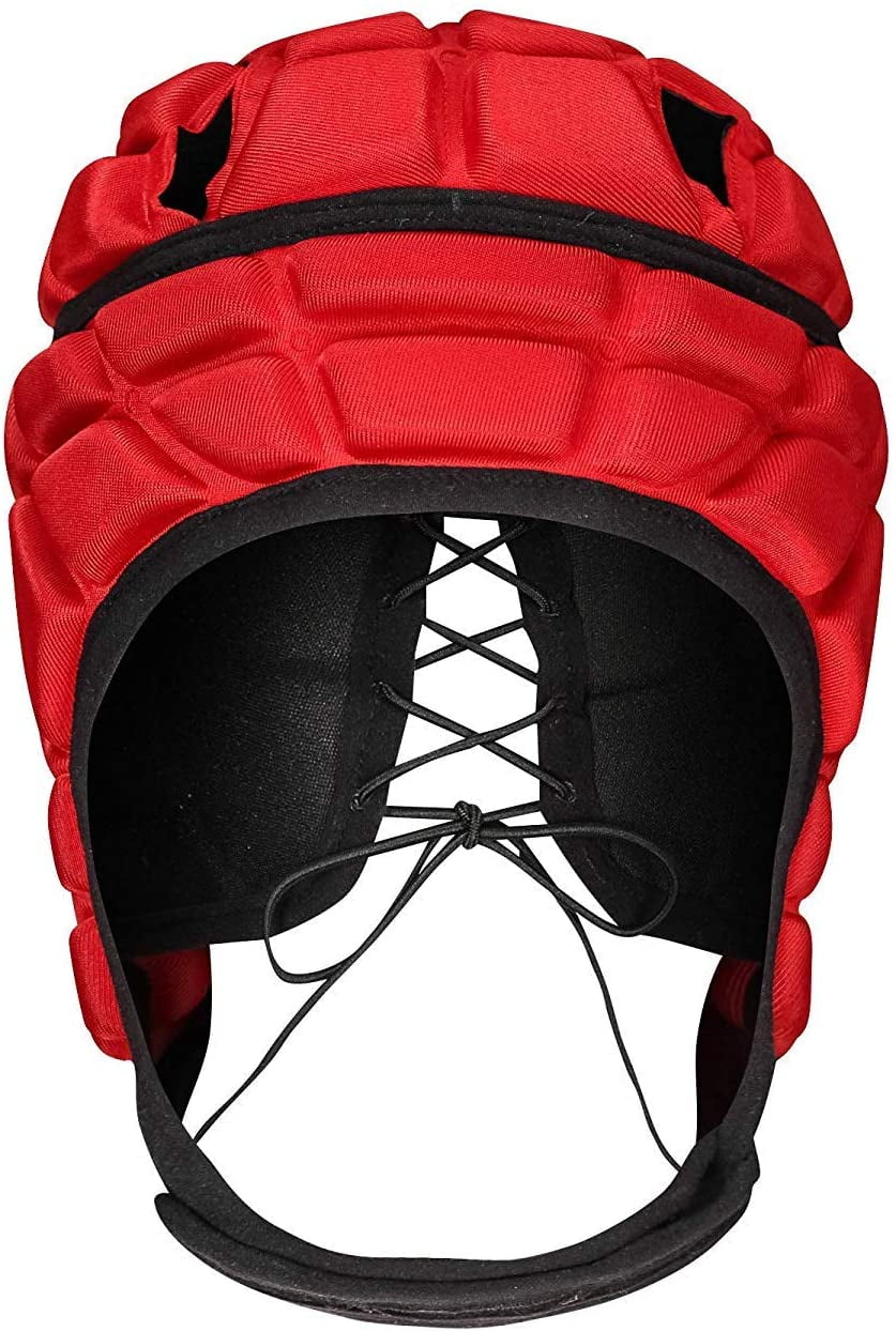 Soft Shell Protective Headgear Rugby Headguards Padded Gear Adjustable Padding Helmet for Soccer Goalie Football Youth Kids