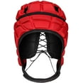 thumbnail image 2 of Soft Shell Protective Headgear Rugby Headguards Padded Gear Adjustable Padding Helmet for Soccer Goalie Football Youth Kids, 2 of 6