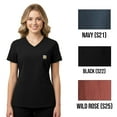 thumbnail image 1 of Carhartt Women's Scrub Force Pocket Logo Rugged Flex Cross-Flex V-Neck Solid Top, 1 of 1