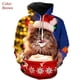 thumbnail image 4 of Sudadera con capucha con estampado 3D de Feliz Navidad para hombre, sudadera con capucha de muñeco de nieve, sudaderas divertidas y lindas para adultos y niños, sudadera con capucha de talla grande, 4 of 4