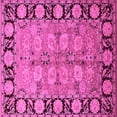 thumbnail image 1 of Ahgly Company Indoor Square Oriental Pink Industrial Area Rugs, 3' Square, 1 of 4