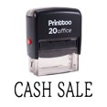 thumbnail image 1 of Printtoo CASH SALE Self Inking Rubber Stamp Office Stationary Custom Stamp-Black, 1 of 1
