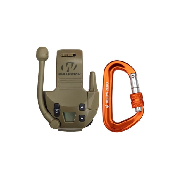 Walkie Talkie Attachment Walker's Razor con pantalla LCD verde