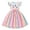 1698White3351, variant on Rggeeun Toddler Children Floating Sleeve Casual Ballet Dress Cozy O-Neck Sundress