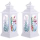 thumbnail image 3 of 2 piezas de farol de vela de Navidad, lámpara de vela LED decorativa, farol de mesa, farol de muñeco de nieve, farolillos colgantes, farol de vela sin llama, Navidad, 3 of 5