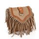 thumbnail image 5 of Bolso bandolera con borlas bohemias Bolso de mujer Mori Bolso de hombro retro de moda europea y americana Bolso pequeño esmerilado, 5 of 6