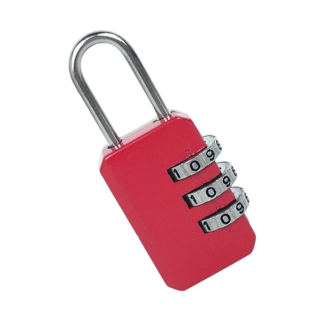 Kearding Candado para maleta con contraseña de 3 dígitos, combinación de código, equipaje, mochila, bolso, cajón, candado, equipo de Conjuntos de muebles de dormitorio
