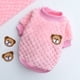thumbnail image 5 of Chaleco con bordado de oso para perro, ropa cálida de invierno para perros pequeños, abrigo de peluche para cachorros y gatos, ropa para Yorkshire, Chihuahua, Shih Tzu y Pug., 5 of 6