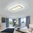 thumbnail image 6 of FETCOI Modern Flush Mount Ceiling Light with Remote Control Rectangular LED Ceiling Light Stepless Dimmable Minimalist Decoration Chandelier Ceiling Lamp, 6 of 12