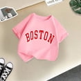 thumbnail image 4 of JAKANYQ T-Shirt Mode pour Filles Tout-Petits, Imprimé Mignon, Col Rond, Manches Courtes, Été, Décontracté, Ample, Rose 2-4 Ans, 4 of 4