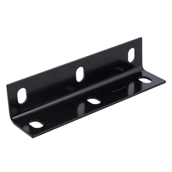 Soporte de esquina Hampton Black Steel 9 cm de alto x 5,3 cm de ancho x 0,3 cm de profundidad