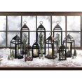 thumbnail image 2 of Zingz and Thingz Extra Tall Contemporary Lantern in Black, 2 of 3