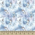 thumbnail image 2 of (4 pack) Springs Creative Disney Olaf Frozen Fabric 100% Cotton Fat Quarter, 2 of 4
