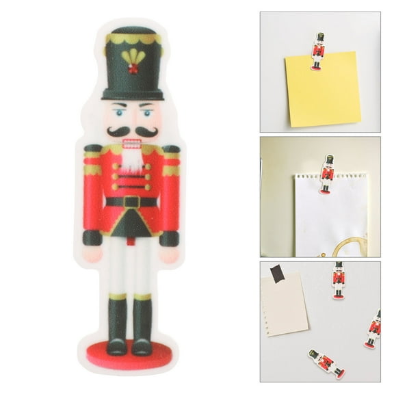 Masteelf  10 Pcs Fridge Magnet Christmas Xmas Decorations Colorful Office