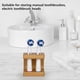 thumbnail image 2 of Estante de madera para cepillos de dientes, soporte para cepillos de dientes, soporte para cabezales de cepillos de dientes eléctricos, soporte de madera para baño A, 2 of 6
