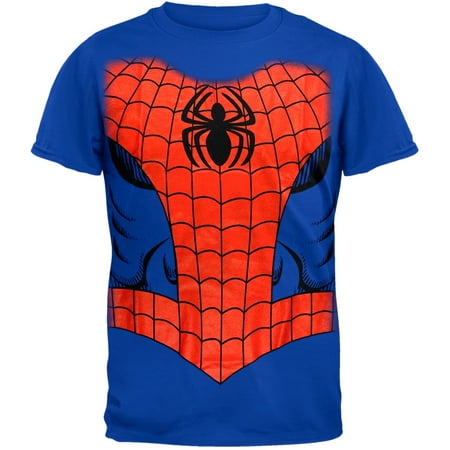 Marvel Spider-Man Spidey Costume Jumbo Men's Graphic Tee