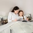 thumbnail image 5 of Homewish Highland Bull Full Size Comforter Sets 3-Piece for Female Men,Vintage Cabin Cottage Windmill Bedding Comforter Set,Farmhouse Animal Lightweight Bedding Sets,Luxury Bedroom Decor, 5 of 8