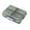 Grey, variant on Shoreew Pill Case Secure Buckle Close 8 Compartments Pill Dispenser with Removable Lids Travel Pill Organizer