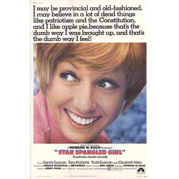 Star Spangled Girl Movie Poster (11 x 17)