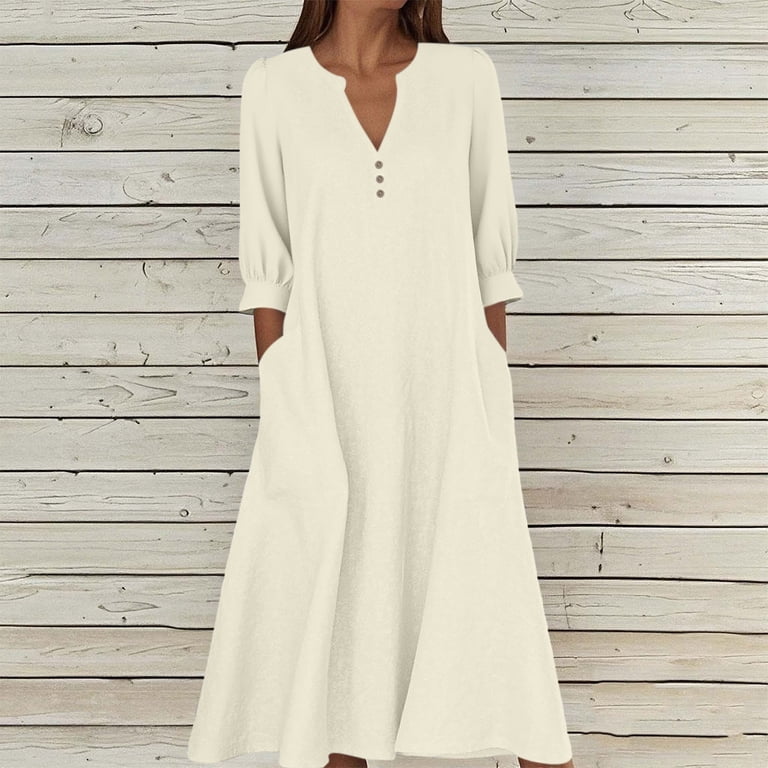 Flowy Dress For Beach Photoshoot Qolati Fall Dresses For Women Casual Long Sleeve V Neck Flowy Flowy Dress For Beach Photoshoot Qolati Fall Dresses For Women Casual Long Sleeve V Neck Flowy