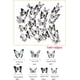 thumbnail image 2 of 48 piezas de pegatinas de pared de mariposas 3D, pegatinas de mariposas en blanco y negro con adhesivo, pegatinas de pared de mariposas, decoración de bricolaje para el hogar, sala de estar,, 2 of 5