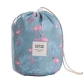 thumbnail image 1 of Bolsa de cosméticos multifuncional cilíndrica con cordón portátil, 1 of 5