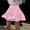 Pink, variant on Elvqul Womens Loose Skirts Pleated Trendy Elastic Waist Casual White Mini Skirts for Juniors