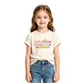 thumbnail image 3 of WERYOUNG Girls Back To School T Shirt Short Sleeve Round Neck Cartoon Print T-Shirts Kids Lightweight Knit Tees First Day Of School Shirt Versatile Top 2-3 Years, 3 of 3