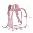 thumbnail image 2 of Sacs à Dos Transparents pour Femmes Mode PVC Étudiants Sacs d'École (style 1), 2 of 5