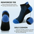 thumbnail image 3 of COOPLUS Mens 10 Pairs Ankle Socks Breathable Comfy Socks Moisture Wicking Tab Casual Socks for Men, 3 of 8
