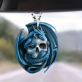 thumbnail image 1 of 1pc Stylish Dinosaur Skull Acrylic Pendant for Car, Interior Decor, and Accessories, 1 of 4