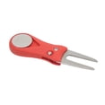 thumbnail image 1 of Divot Tool, Zinc Alloy   Green Fork  For Court Red, 1 of 8