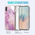 thumbnail image 5 of Compatible with Samsung A11 Case Marble Silicone,Full Body Protection Shockproof Samsung Galaxy A11 Phone Case Thin Hard PC and Soft TPU Pink Cover (Purple), 5 of 14