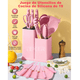 thumbnail image 2 of Juego De Cuchillo 19 Set rosa Labg Utensilios De Silicona Cocina, 2 of 5