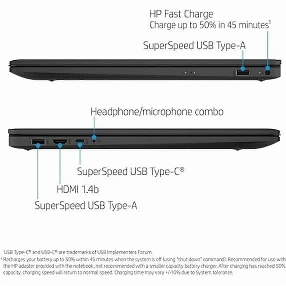 HP 17t-cn300 Laptop, 17.3