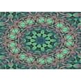 thumbnail image 1 of Ahgly Company Indoor Rectangle Patterned Mint Green Area Rugs, 8' x 10', 1 of 6